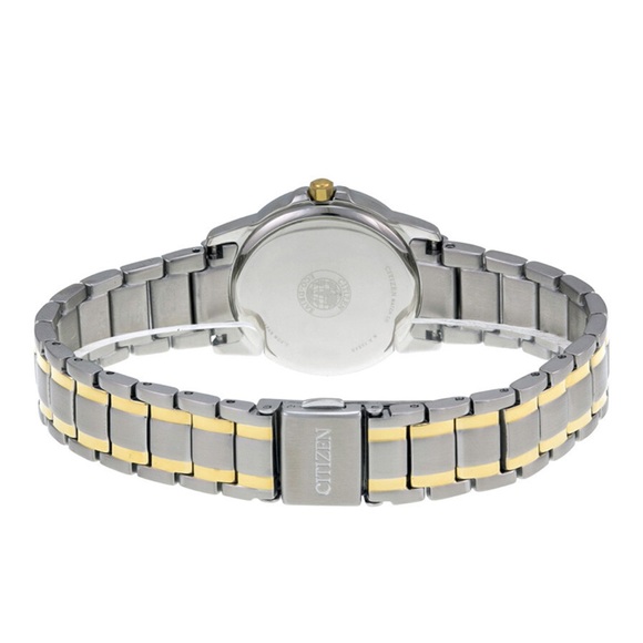 Citizen Men's Silver and Gold Eco-Drive Watch - Picture 3 of 8